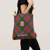 Clan MacPherson Tartan Canvas tas (Dichtbij)