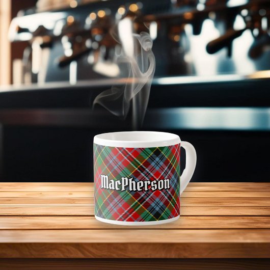 Clan MacPherson Tartan Espresso Cup Espresso Kop
