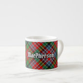 Clan MacPherson Tartan Espresso Cup Kop (Voorkant rechts)