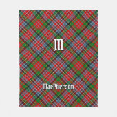 Clan MacPherson Tartan Fleece Deken (Voorkant)