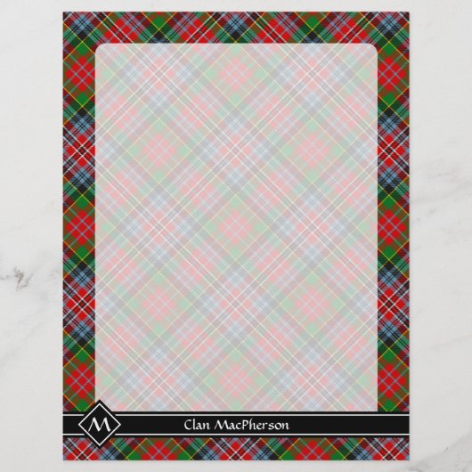 Clan MacPherson Tartan Flyer (Voorkant)