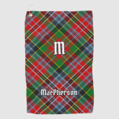 Clan MacPherson Tartan Golf Handdoek (Voorkant)