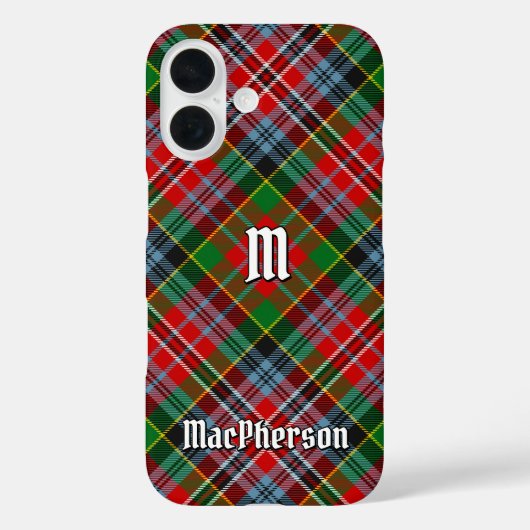 Clan MacPherson Tartan Hoesje-Mate iPhone Case (Achterkant)