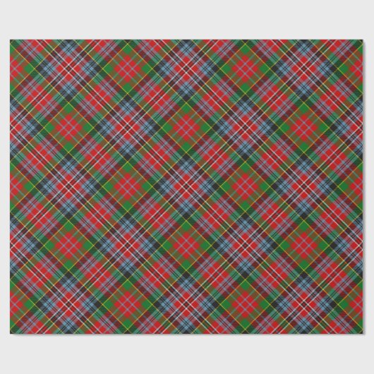 Clan MacPherson Tartan inpakpapier (Vlak)
