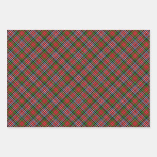 Clan MacPherson Tartan inpakpapier vellen (Voorkant 3)