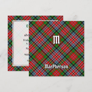 Clan MacPherson Tartan Kaart