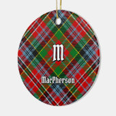 Clan MacPherson Tartan Keramisch Ornament (Links)