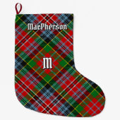 Clan MacPherson Tartan Kerstkous Grote Kerstsok (Voorkant)