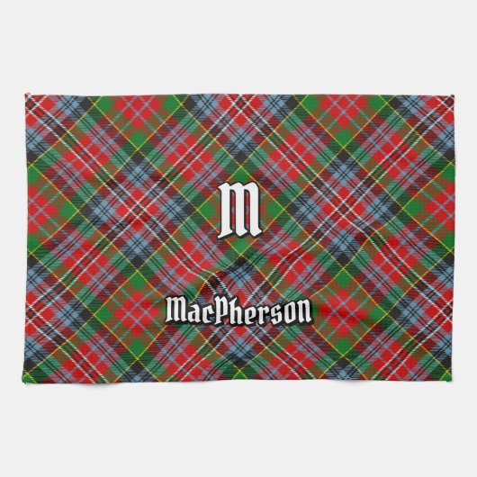 Clan MacPherson Tartan keukenhanddoek (Horizontaal)
