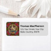 Clan MacPherson Tartan Label (Insitu)