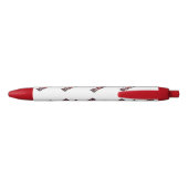 Clan MacPherson Tartan Logo, Blauwe Inkt Pen (Achterkant)
