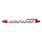 Clan MacPherson Tartan Logo, Blauwe Inkt Pen (Bovenkant)