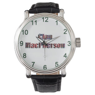 Clan MacPherson Tartan Logo, Horloge