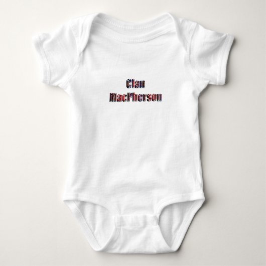 Clan MacPherson Tartan Logo, Romper (Voorkant)