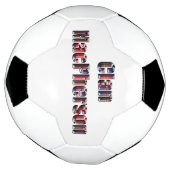 Clan MacPherson Tartan Logo, Voetbal (Gedraaid)