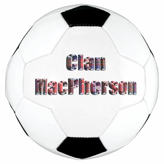 Clan MacPherson Tartan Logo, Voetbal (Voorkant)