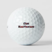Clan Macpherson Tartan Naam, Golfballen (Voorkant)