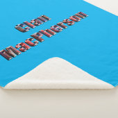 Clan Macpherson Tartan Naam, Kleine Sherpa Deken (3/4)