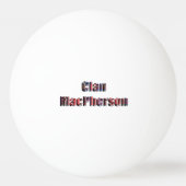 Clan Macpherson Tartan naam, Ping Pong Balls Pingpongbal (Achterkant)