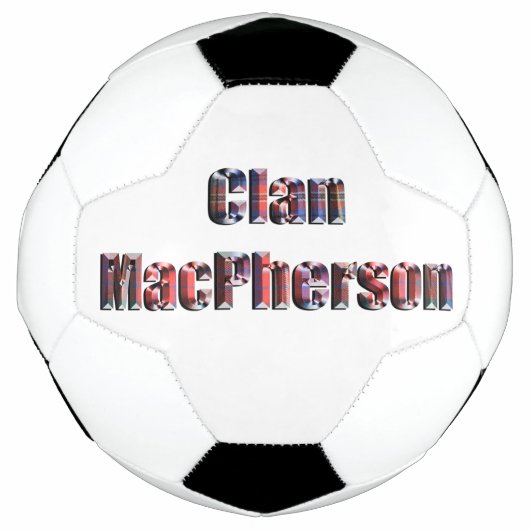Clan Macpherson Tartan Naam, Voetbal (Voorkant)
