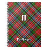 Clan MacPherson Tartan-Notitieboek Notitieboek (Voorkant)