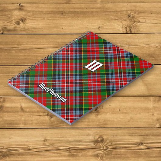 Clan MacPherson Tartan-Notitieboek Notitieboek
