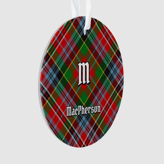 Clan MacPherson Tartan-Ornament Ornament (voorkant)