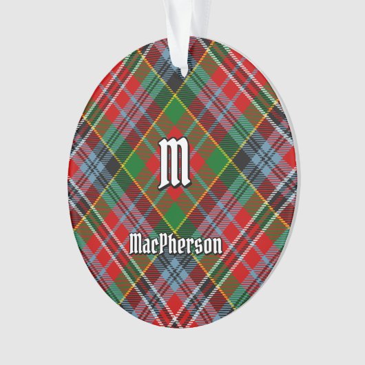 Clan MacPherson Tartan-Ornament Ornament (voorkant)