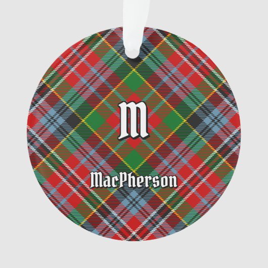 Clan MacPherson Tartan-Ornament Ornament (voorkant)
