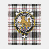 Clan MacPherson Tartan Schots geruit weefsel Fleece Deken (Voorkant)