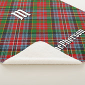 Clan MacPherson Tartan Sherpa Blanket Deken (3/4)