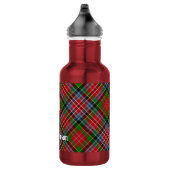 Clan MacPherson Tartan Stalen Waterfles (Rechts)