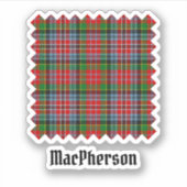 Clan MacPherson Tartan Sticker (Voorkant)