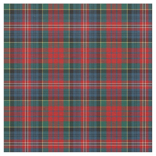 Clan MacPherson Tartan Stof (Close Up)