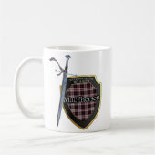 Clan MacPherson Tartan Sword & Shield Cup Mok (Links)