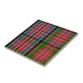 Clan MacPherson Tartan Tegeltje (Zijkant)