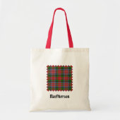 Clan MacPherson Tartan Tote Bag (Voorkant)