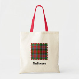 Clan MacPherson Tartan Tote Bag