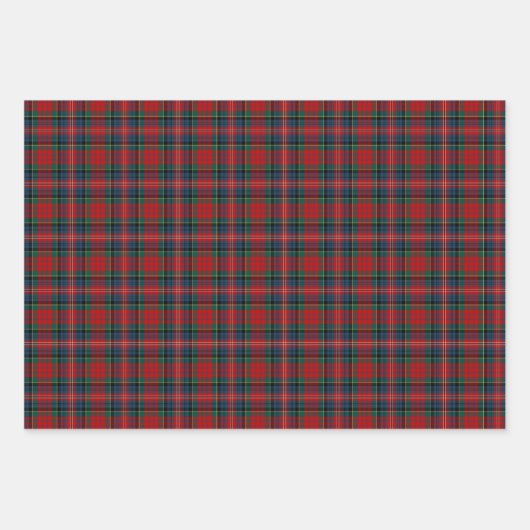 Clan MacPherson Tartan Variaties Inpakpapier Vel (Voorkant)
