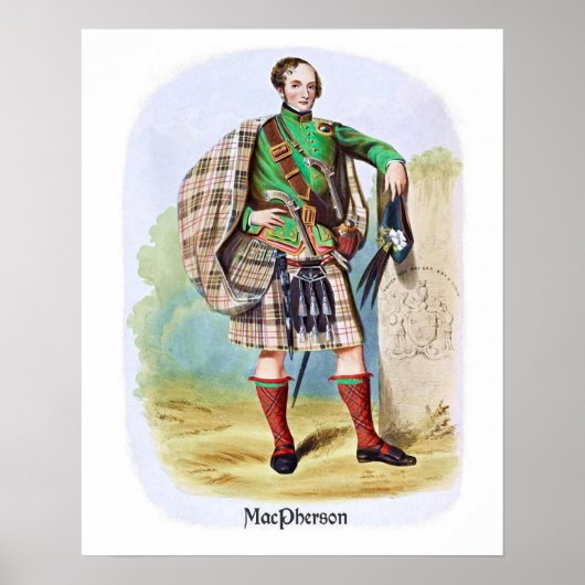 Clan MacPherson van R.R. McIan Poster (Voorkant)