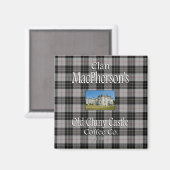 Clan MacPherson's Old Cluny Castle Coffee Co. Magneet (Voorkant / Achterkant)