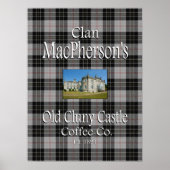 Clan MacPherson's Old Cluny Castle Coffee Co. Poster (Voorkant)