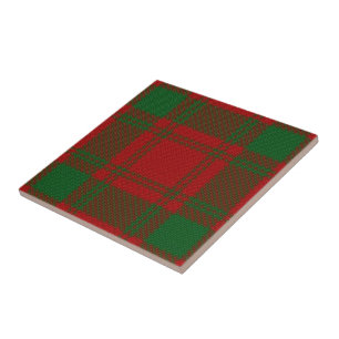 Clan MacQuarrie Scottish Expressions Tartan Tegeltje