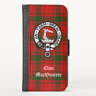 Clan MacQuarrie Tartan en Crest