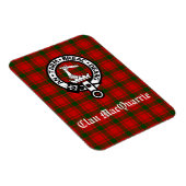 Clan MacQuarrie Tartan en Crest Magneet (Rechterzijde)