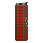 Clan MacQuarrie Tartan en Crest Thermosbeker (Gedraaid links)
