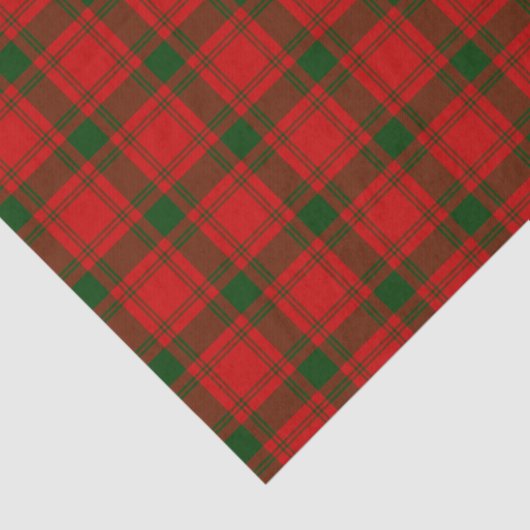 Clan MacQuarrie Tartan en Crest Tissuepapier (Detail)