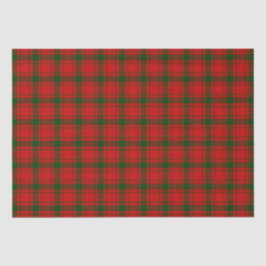 Clan MacQuarrie Tartan en Crest Tissuepapier