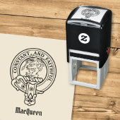 Clan MacQueen Crest Zelfinktende Stempel
