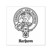 Clan MacQueen Crest Zelfinktende Stempel (Design)
